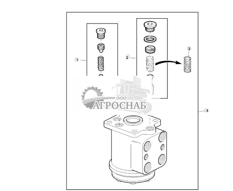 Клапан, клапан рулевого управления комбайна, без AutoTrac - ST434782 476.jpg